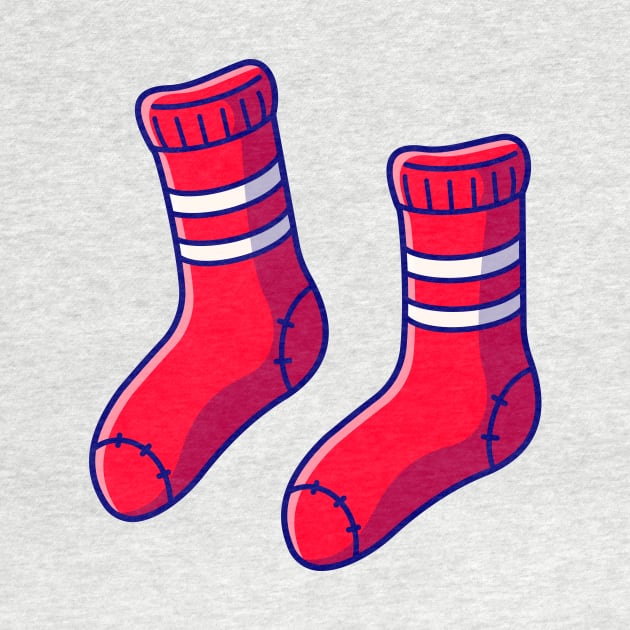 Sock Cartoon Illustration by Catalyst Labs